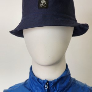 Unalome Outfitters Navy Canvas Bucket Hat