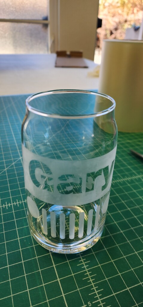 Gary Etched Glass