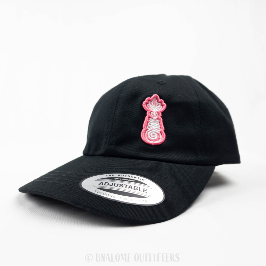 Black Unalome Dad Cap