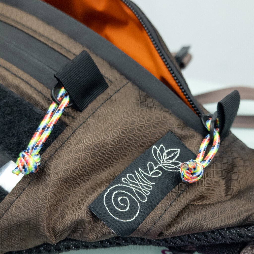 Brown Retro Sling Bag Close-up